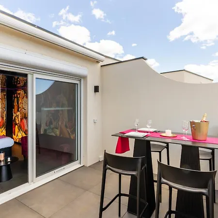 Apartment Le Velvet Jardin D'eden Couple Only - Vue - Piscine - Garage Prive - Village Naturiste *